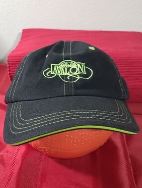 Avalon Black Cap with Lime Green Accents